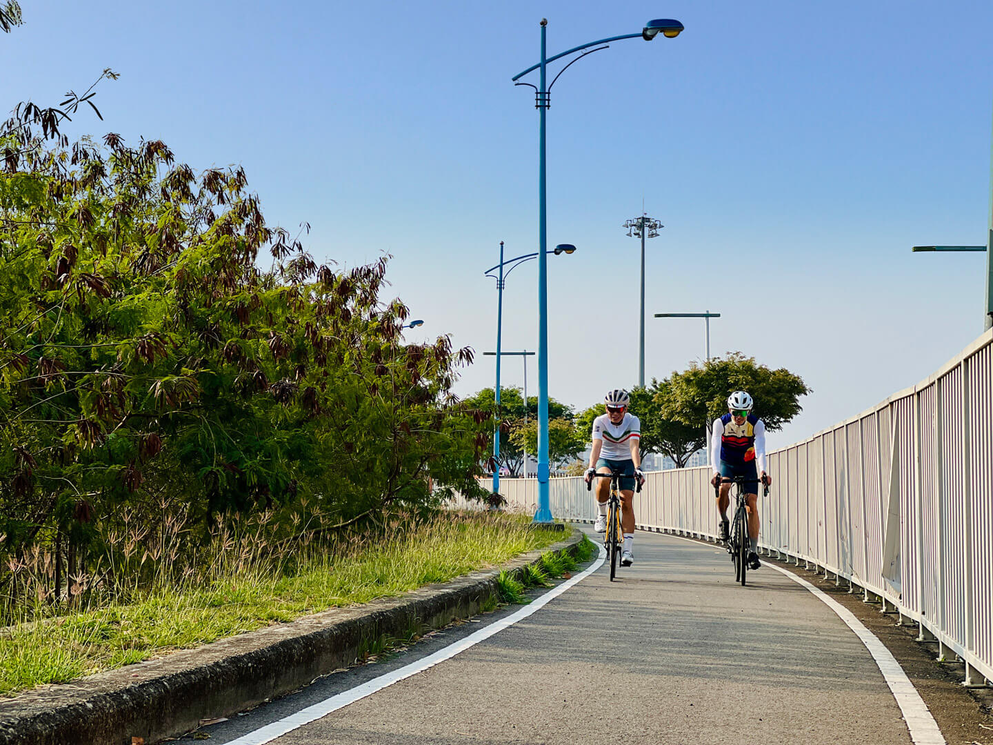 旱溪自行車道實景